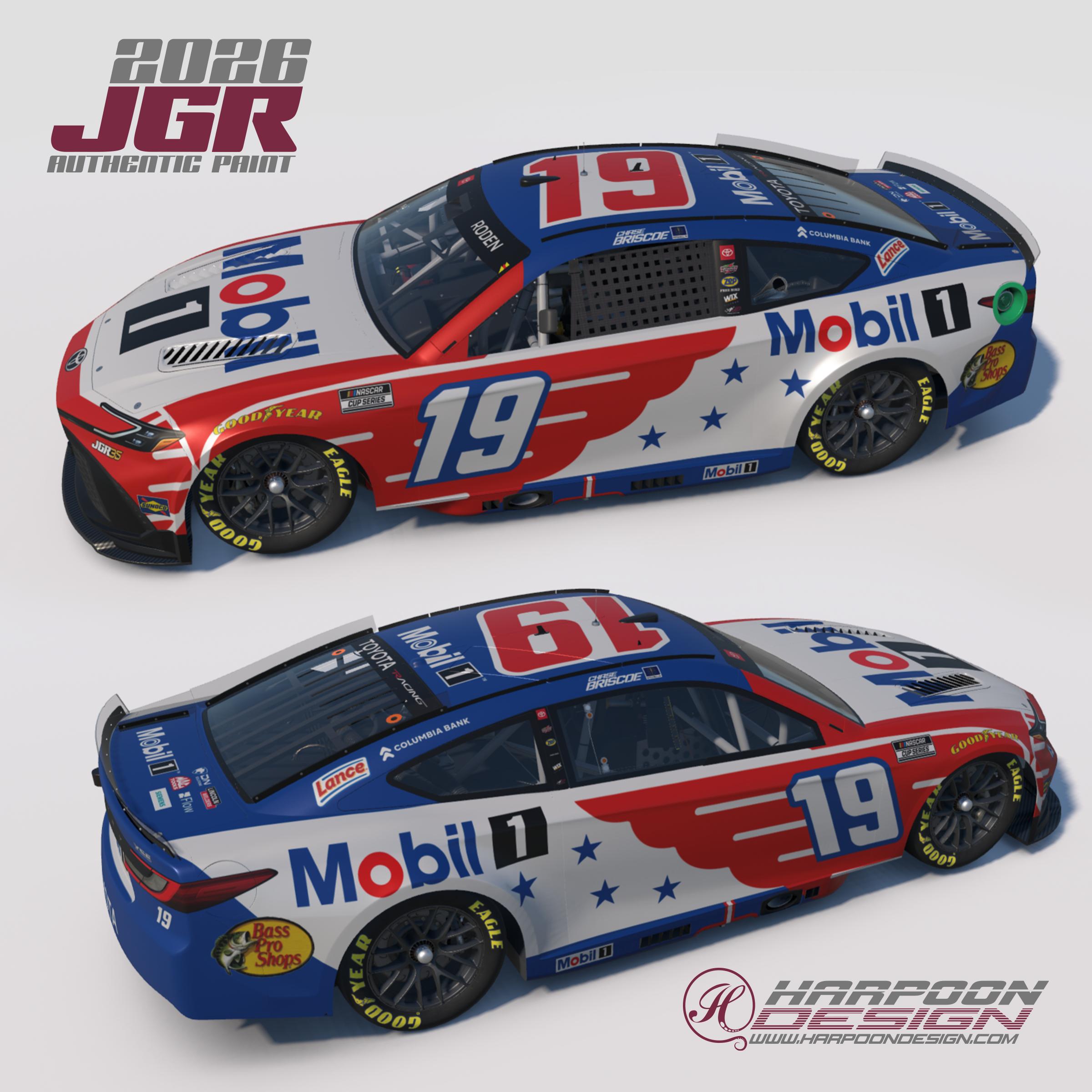 Preview of 2026 Chase Briscoe Mobil 1 Toyota Camry No Num by Brantley Roden