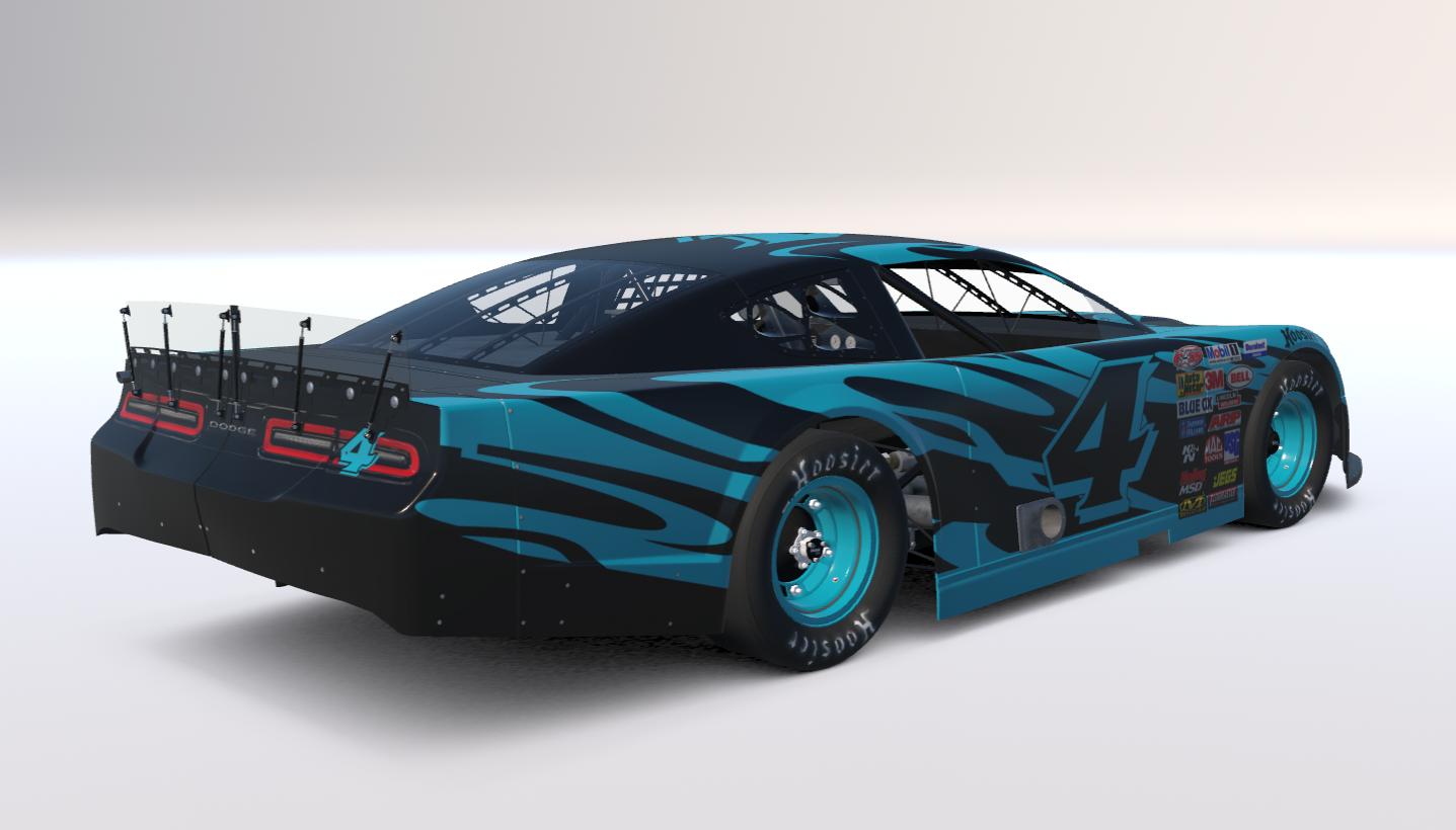 Preview of Dodge Challenger Hellcat Super Late Model (Custom Number) by Will Bangs