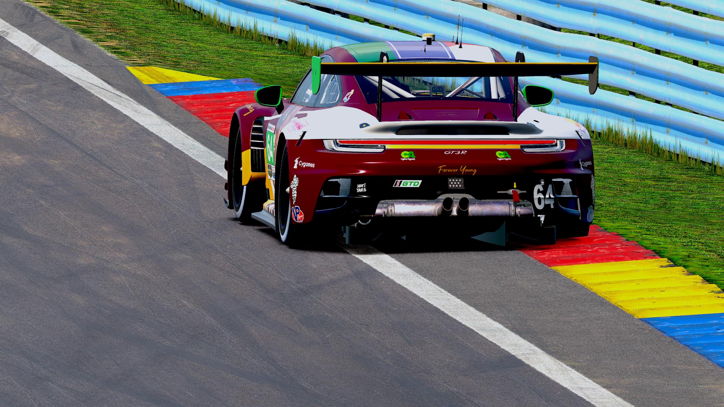 Preview of Umamusume: Pretty Derby - Forever Young (Porsche 992 GT3 R - IMSA GTD) [Anime/Itasha] by Mitchell Hooi