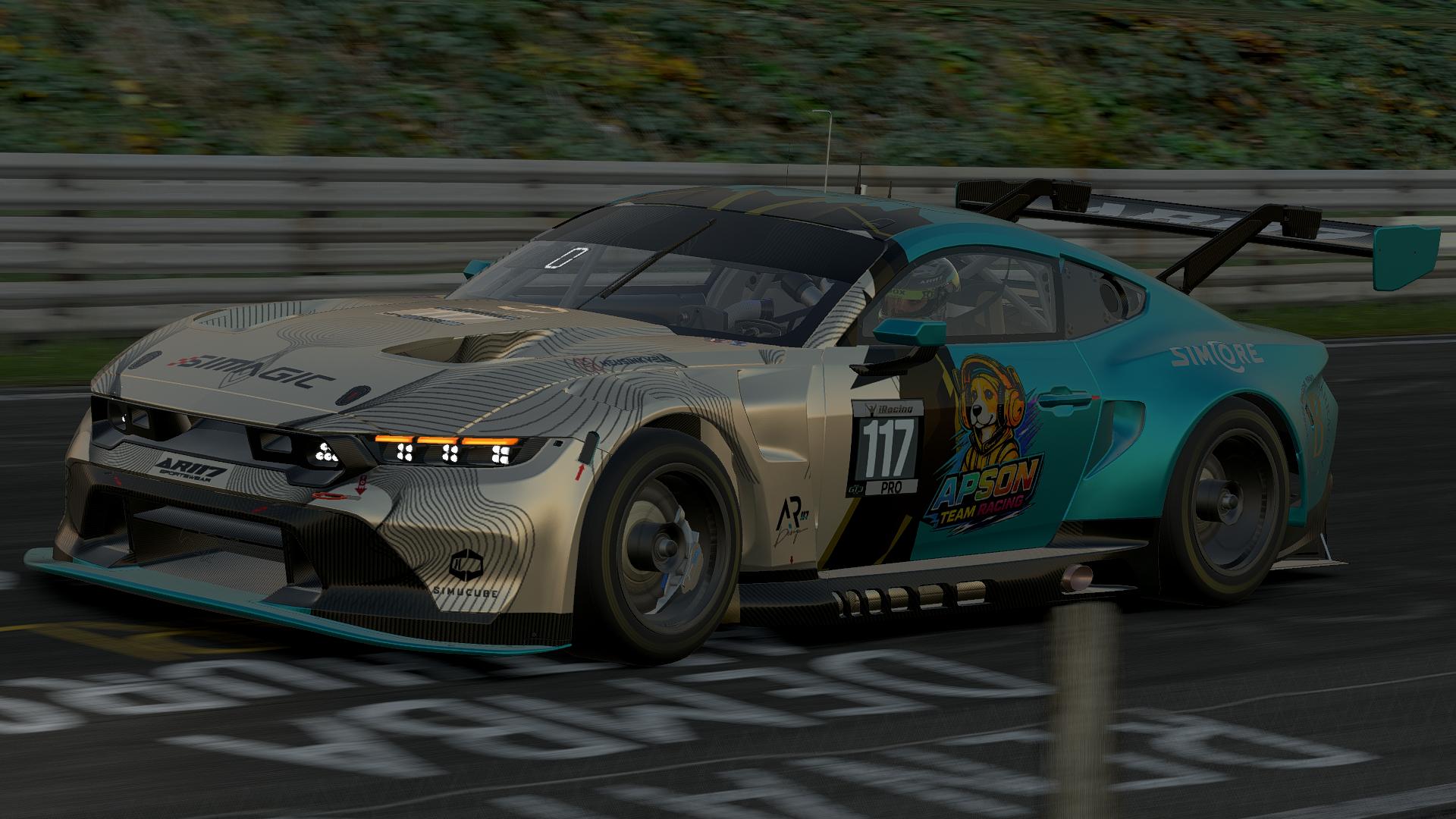 Preview of Mustang GT3 Apson by Arturo Romero