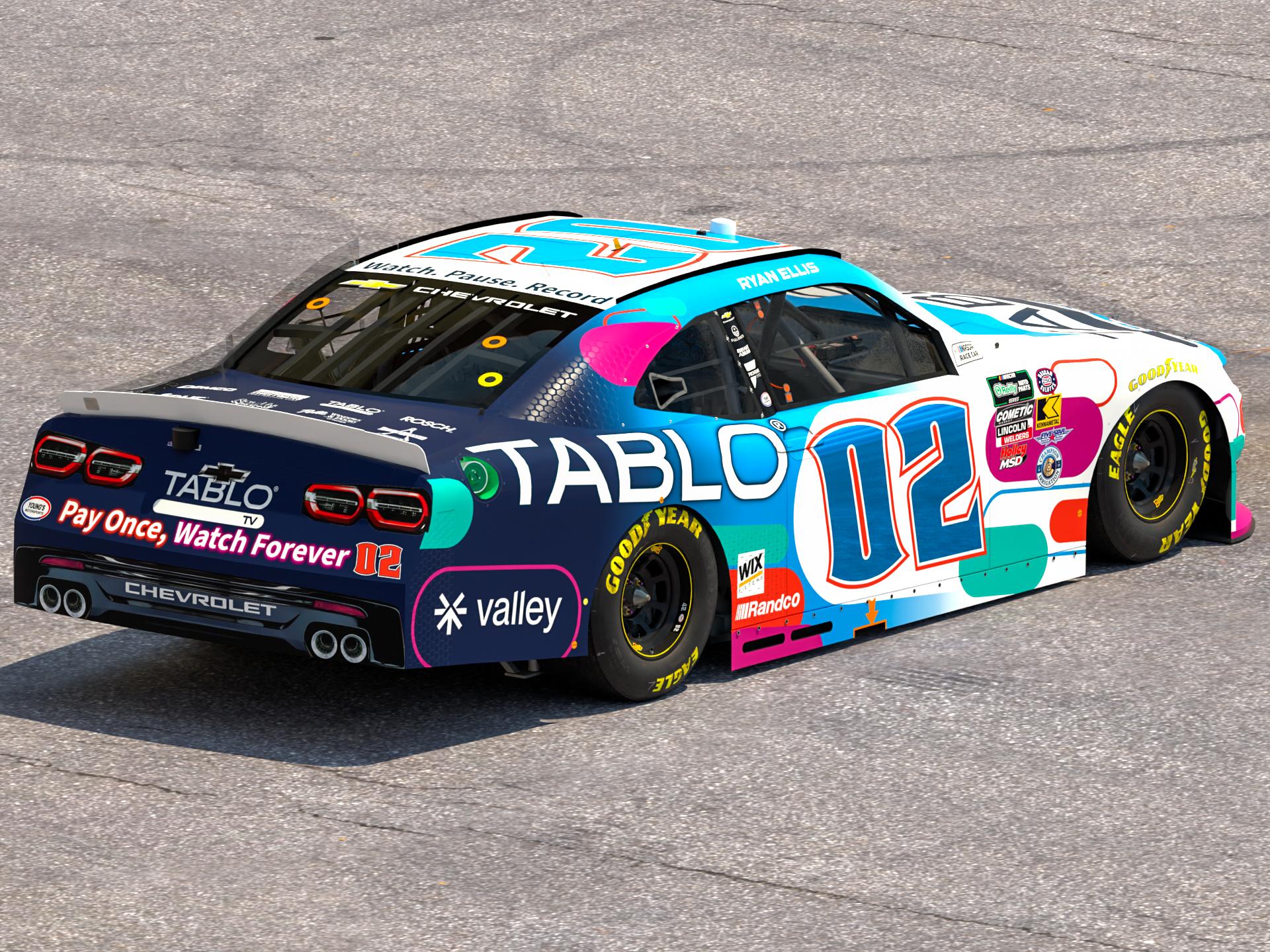 Preview of 2026 Ryan Ellis Tablo TV Watkins Glen by Ben Horton