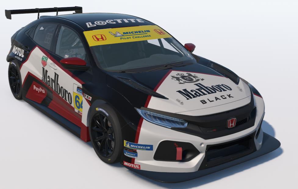 Preview of Marlboro Black Honda Civic Type R TCR by Ronald Lawson2
