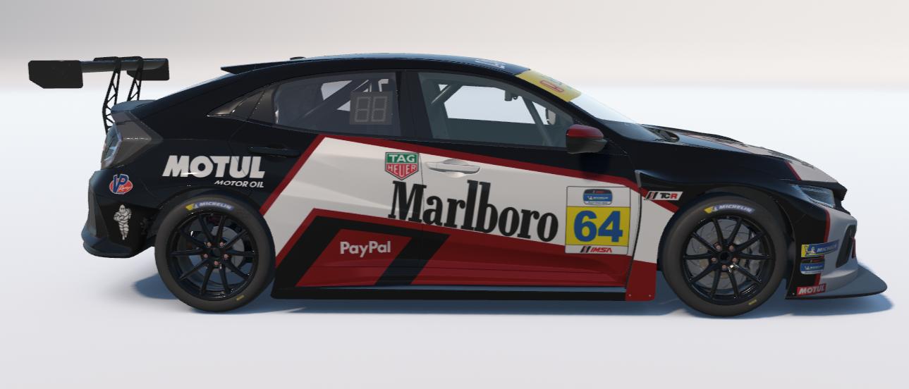 Preview of Marlboro Black Honda Civic Type R TCR by Ronald Lawson2