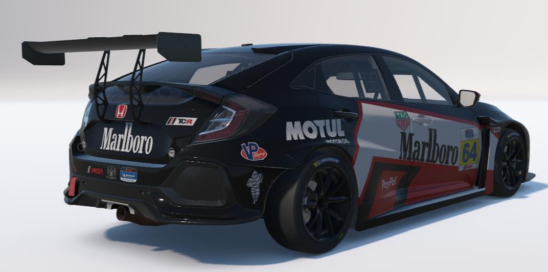 Preview of Marlboro Black Honda Civic Type R TCR by Ronald Lawson2