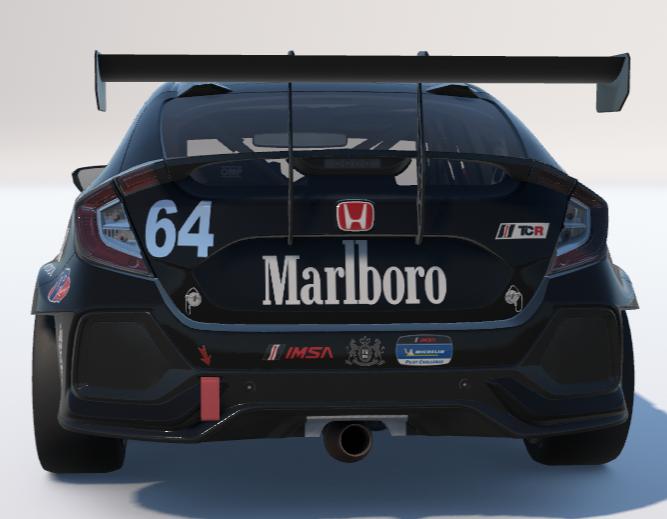 Preview of Marlboro Black Honda Civic Type R TCR by Ronald Lawson2