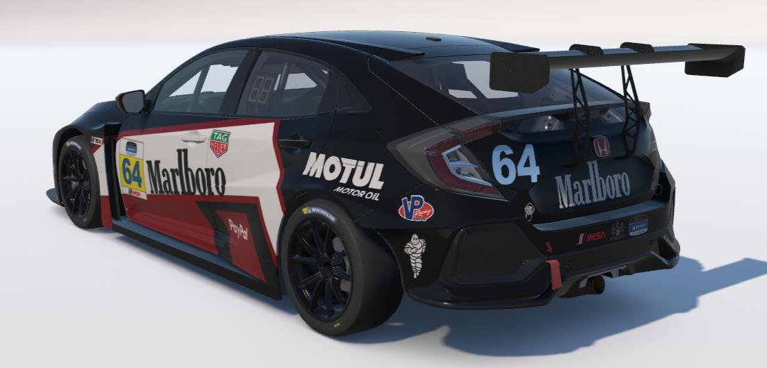 Preview of Marlboro Black Honda Civic Type R TCR by Ronald Lawson2