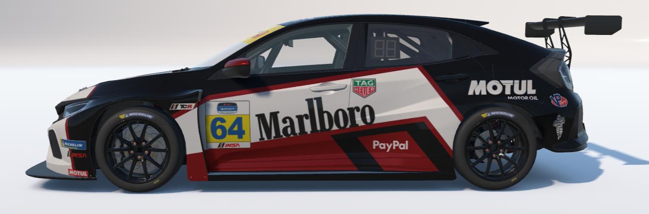 Preview of Marlboro Black Honda Civic Type R TCR by Ronald Lawson2