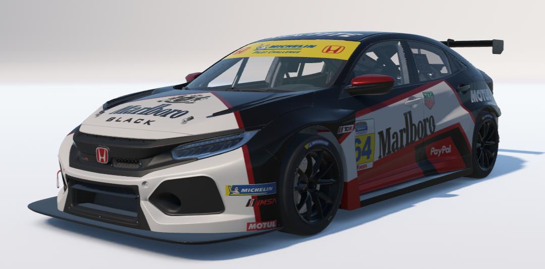 Preview of Marlboro Black Honda Civic Type R TCR by Ronald Lawson2