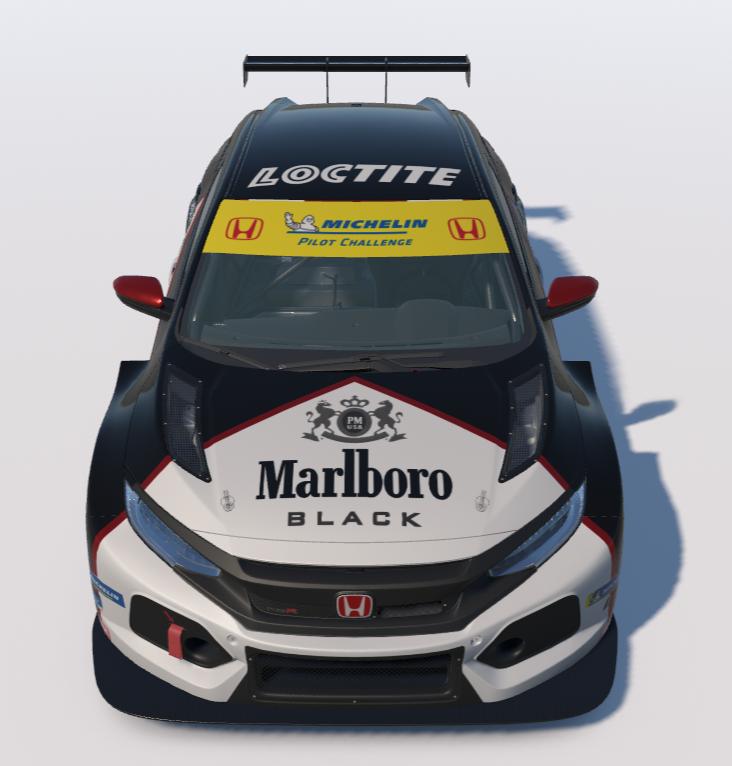 Preview of Marlboro Black Honda Civic Type R TCR by Ronald Lawson2