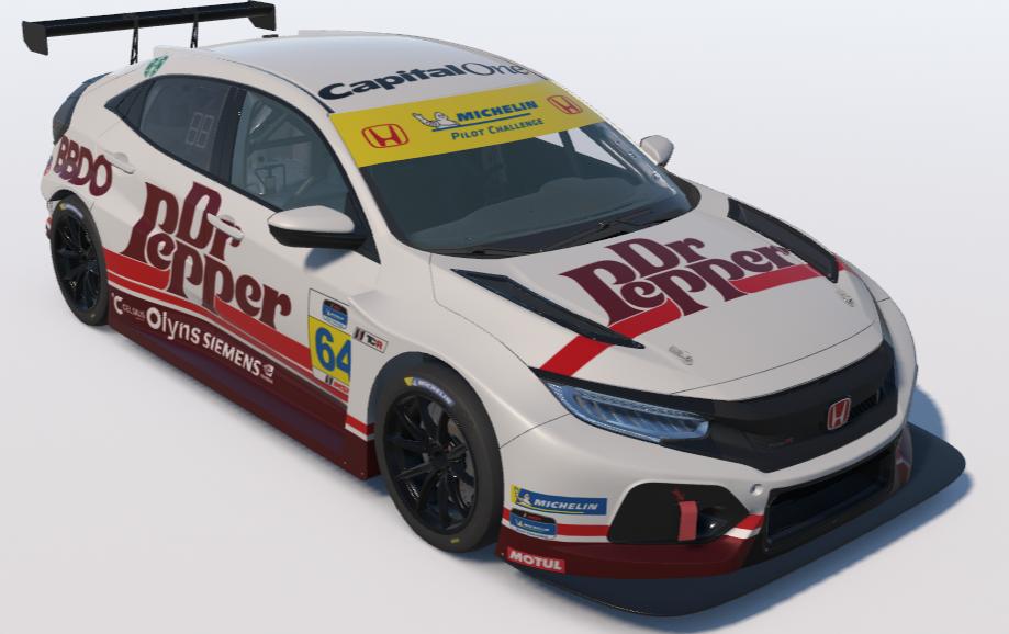 Preview of Dr. Pepper Honda Civic Type R TCR by Ronald Lawson2
