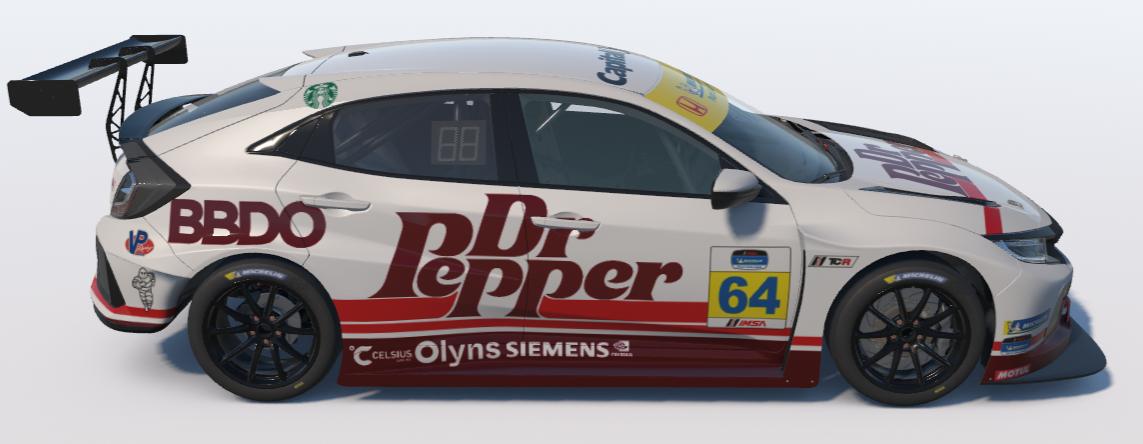 Preview of Dr. Pepper Honda Civic Type R TCR by Ronald Lawson2