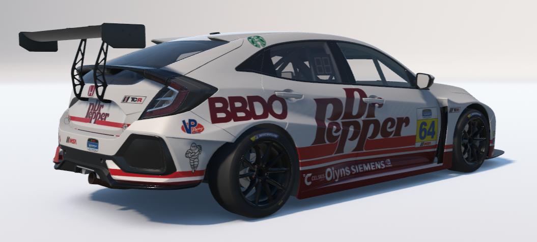 Preview of Dr. Pepper Honda Civic Type R TCR by Ronald Lawson2