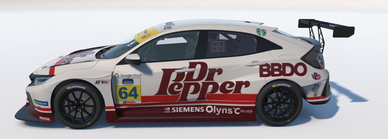 Preview of Dr. Pepper Honda Civic Type R TCR by Ronald Lawson2