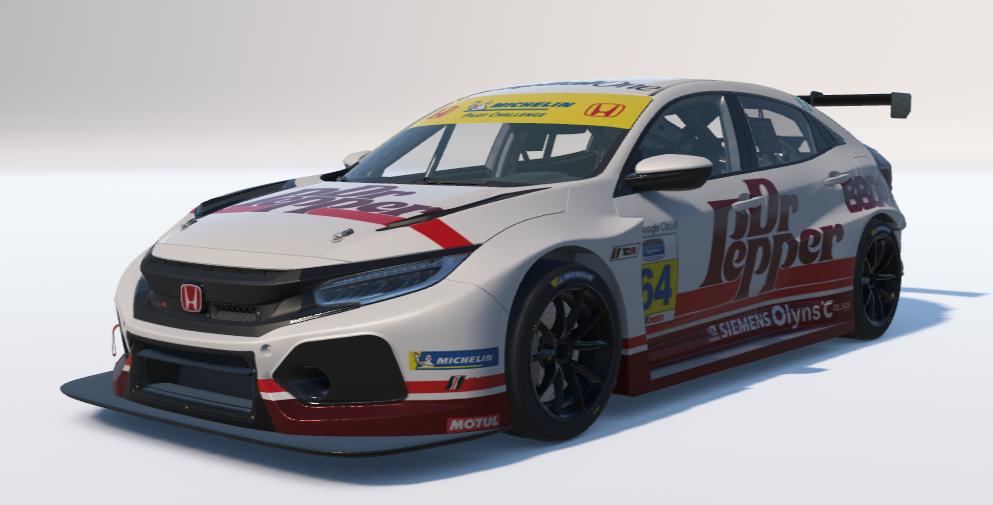 Preview of Dr. Pepper Honda Civic Type R TCR by Ronald Lawson2