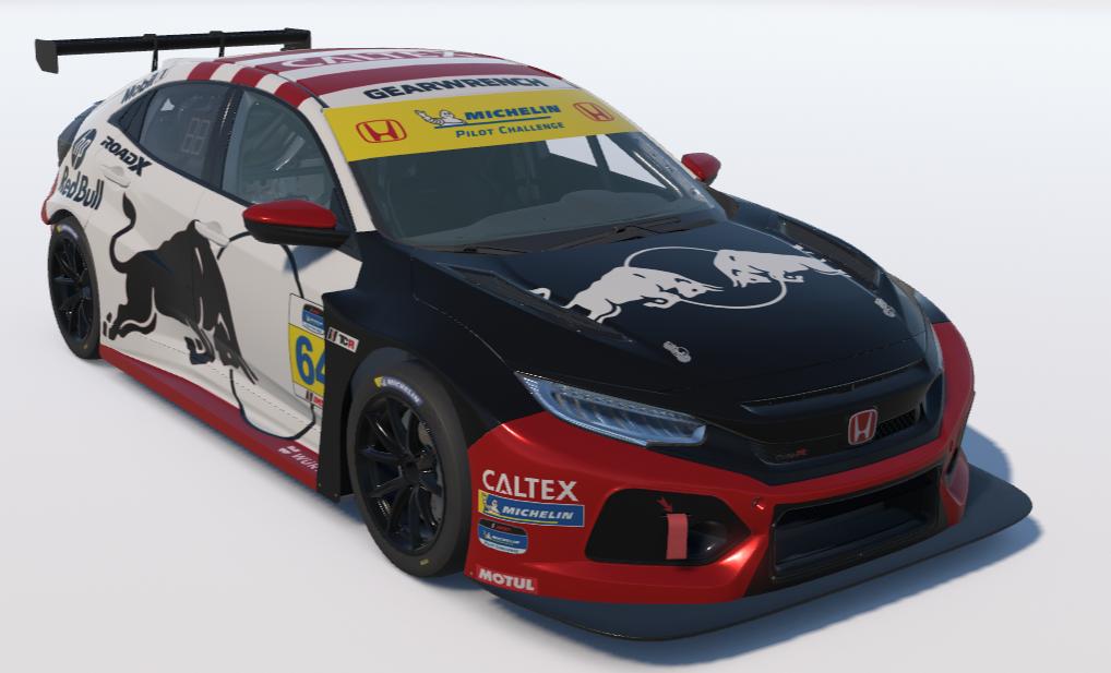 Preview of Red Bull/Caltex Honda Civic Type R TCR by Ronald Lawson2