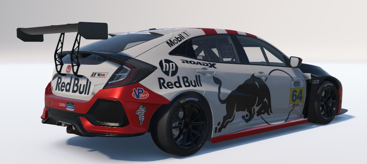 Preview of Red Bull/Caltex Honda Civic Type R TCR by Ronald Lawson2