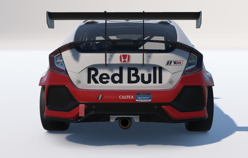Preview of Red Bull/Caltex Honda Civic Type R TCR by Ronald Lawson2