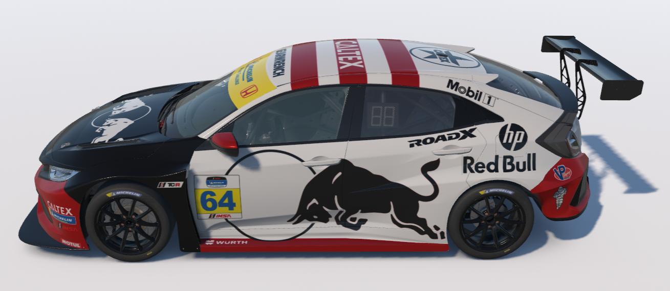 Preview of Red Bull/Caltex Honda Civic Type R TCR by Ronald Lawson2
