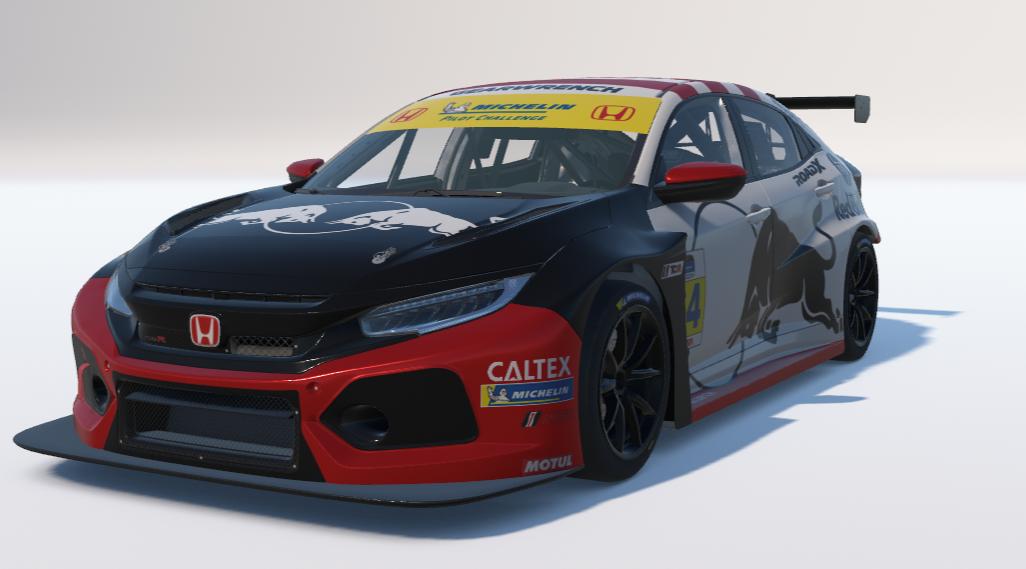 Preview of Red Bull/Caltex Honda Civic Type R TCR by Ronald Lawson2