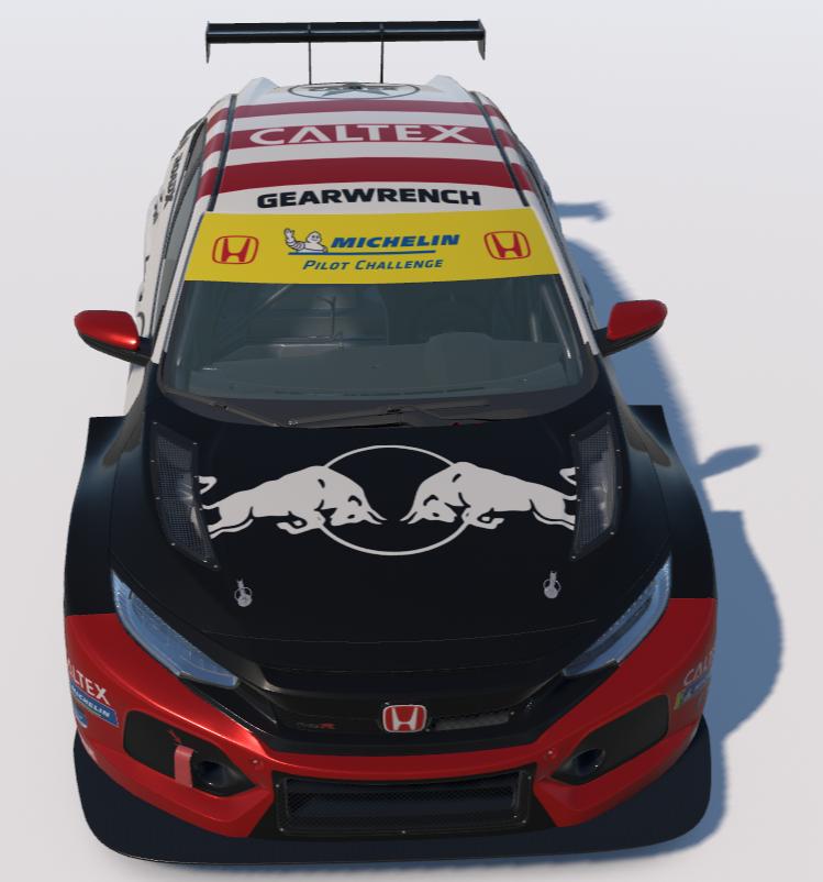 Preview of Red Bull/Caltex Honda Civic Type R TCR by Ronald Lawson2