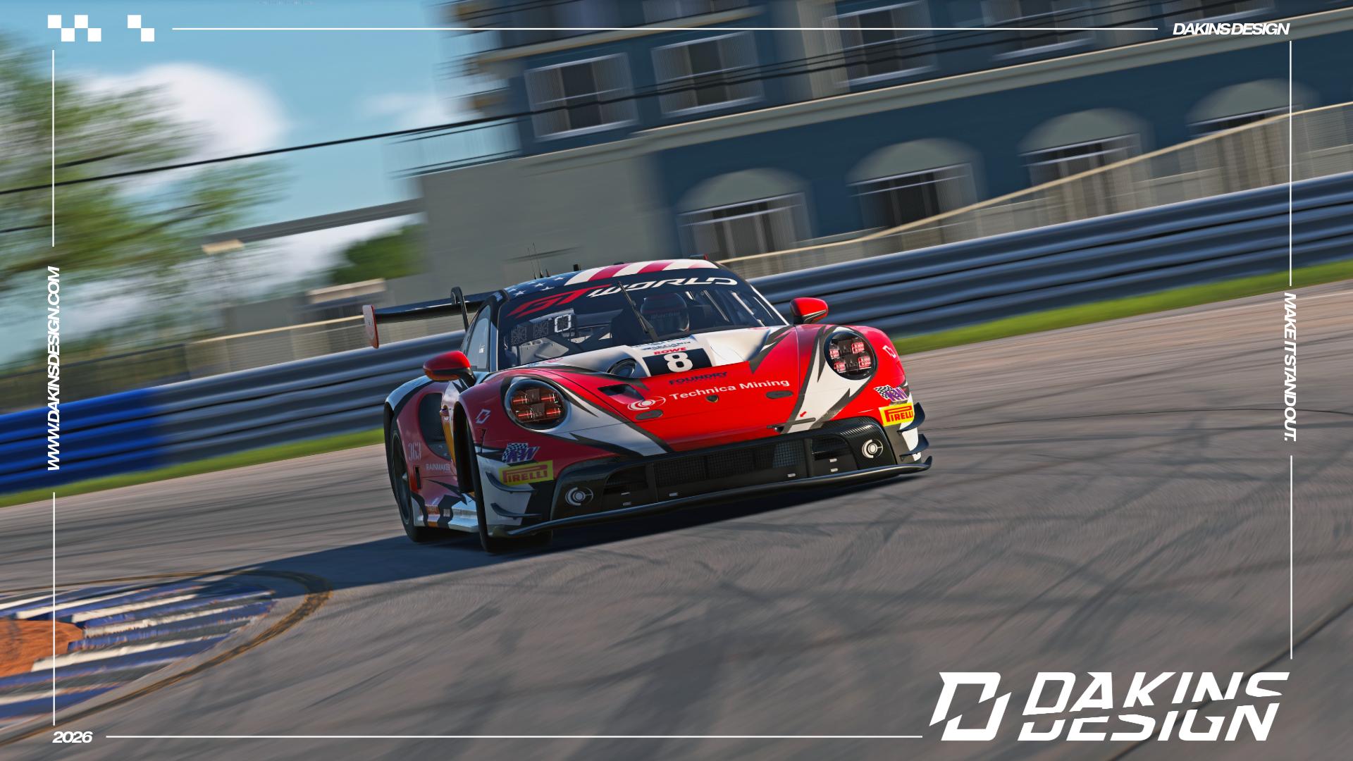 Preview of OFFICIAL McCann Racing x Technica Mining Porsche 911 992.2 GT3-R GT World Challenge America PRO by Jason Dakins