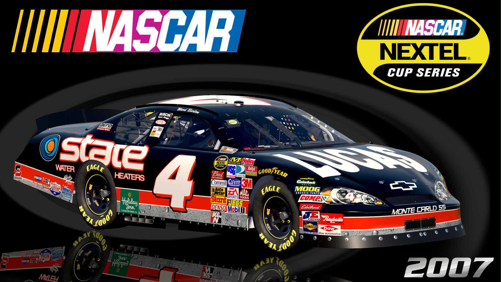 Preview of #4 Ward Burton 2007 Lucas Oil State Water Heaters Chevrolet Monte Carlo SS by Christian Budd