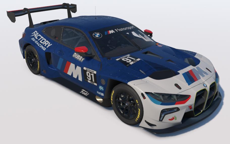 Preview of BMW M Satin Blue Factory Sim Racing by Jordyn P.