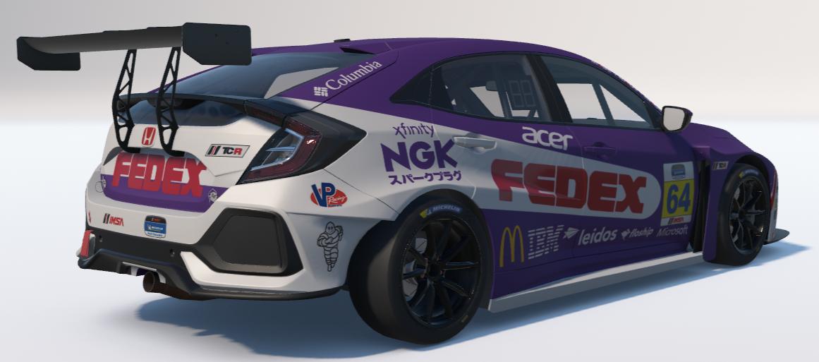 Preview of Federal Express/FedEX Hona Civic Type R TCR by Ronald Lawson2