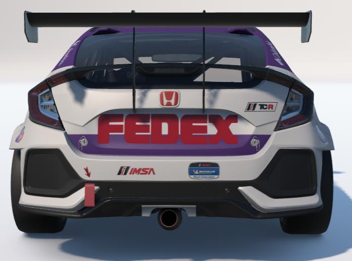 Preview of Federal Express/FedEX Hona Civic Type R TCR by Ronald Lawson2