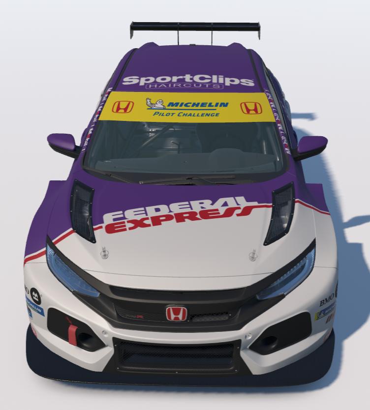Preview of Federal Express/FedEX Hona Civic Type R TCR by Ronald Lawson2