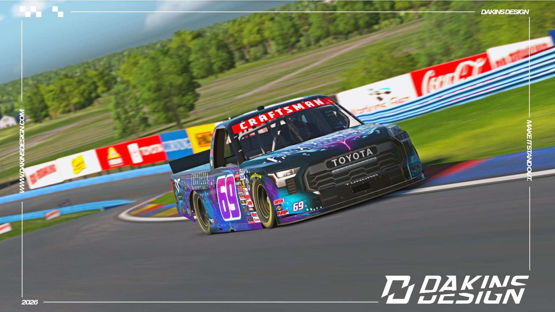 Preview of OFFICIAL #69 Foxxtecca x MBM Motorsports Dystany Spurlock NASCAR Craftsman Truck Series Toyota Tundra TRD PRO by Jason Dakins