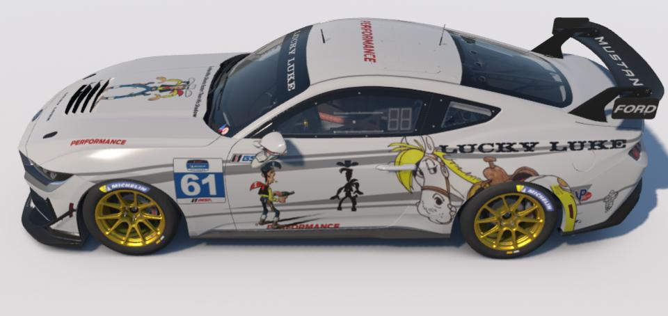Preview of Mustang GT4 Lucky Luke by Marcellus Breuning