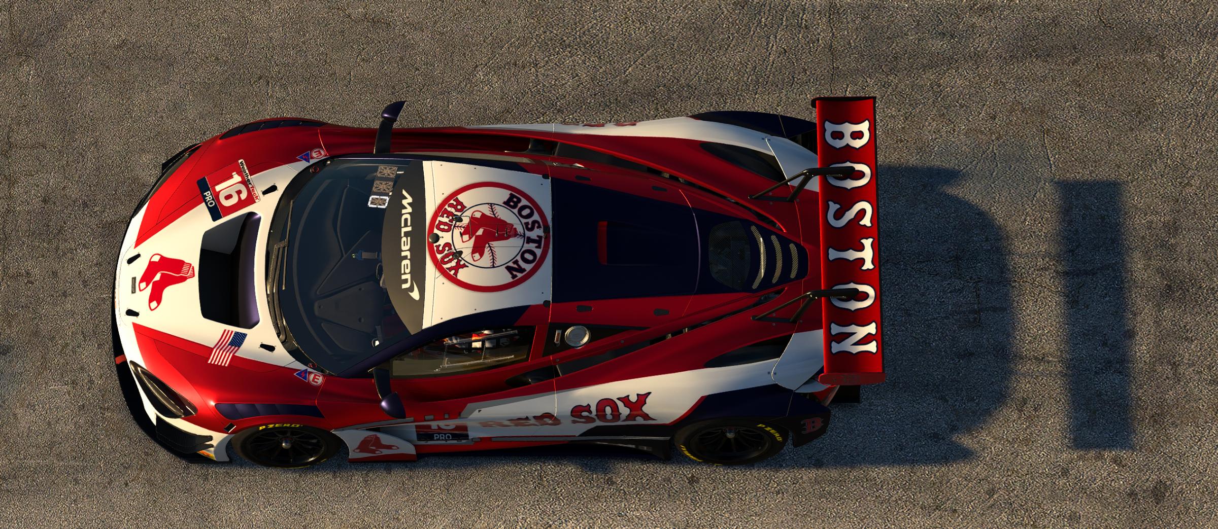 Preview of McLaren 720s GT3 EVO Boston Red Sox by Scott N.