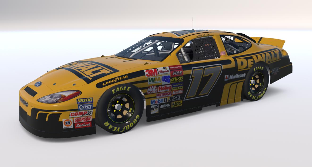 Preview of Matt Kenseth RFK DeWalt Ford Taurus Super Speedway (Custom Number) by Will Bangs