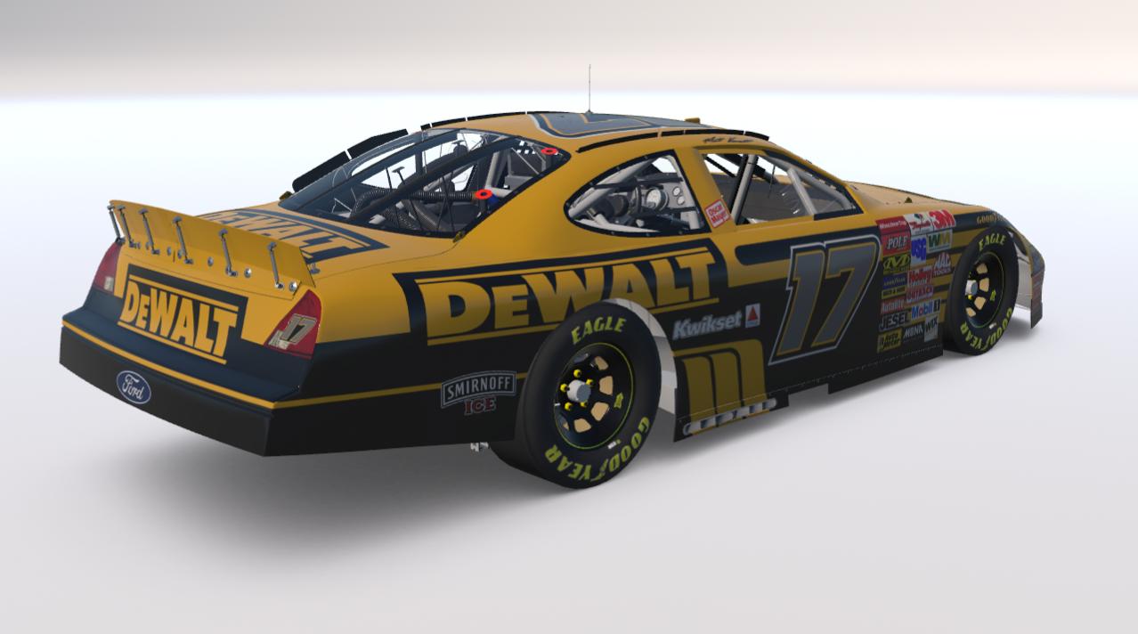 Preview of Matt Kenseth RFK DeWalt Ford Taurus Super Speedway (Custom Number) by Will Bangs