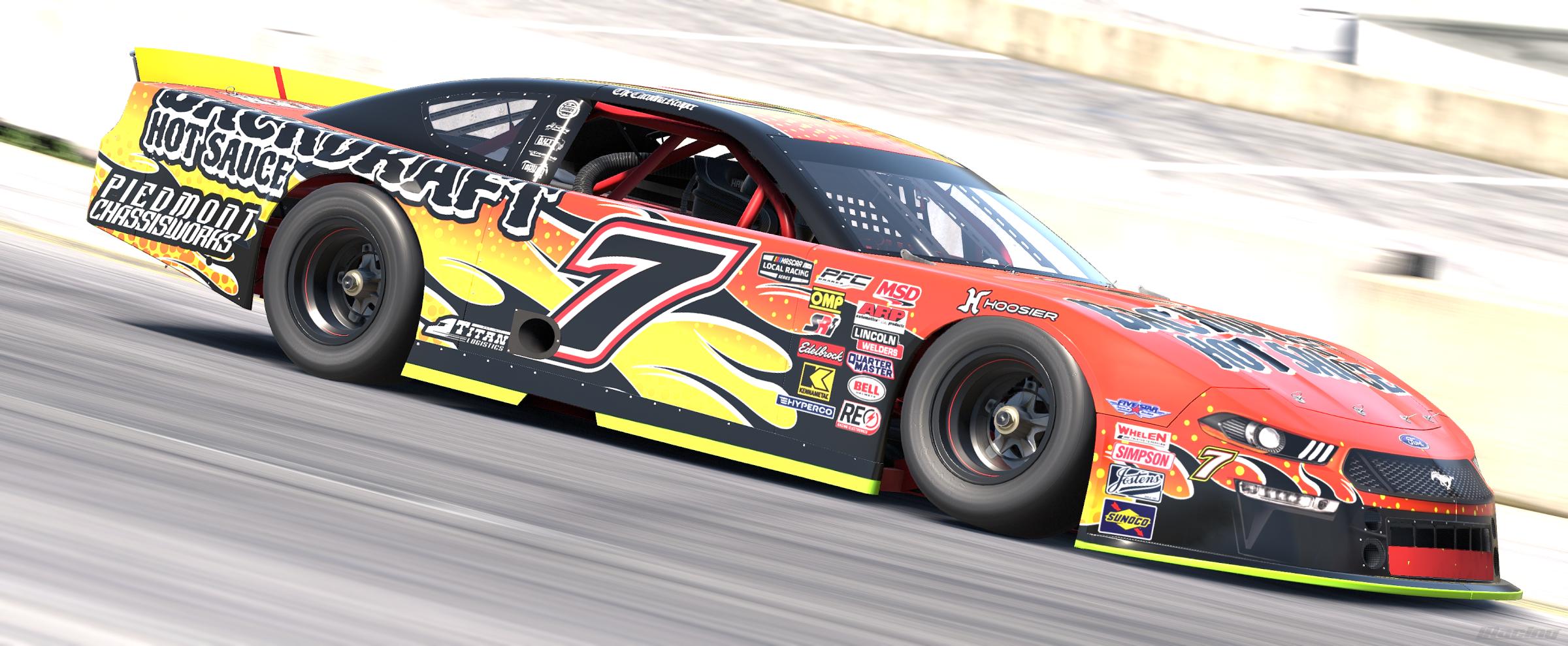 Preview of Backdraft Hot Sauce Ford Mustang [Fictional]  by Guy Driggers
