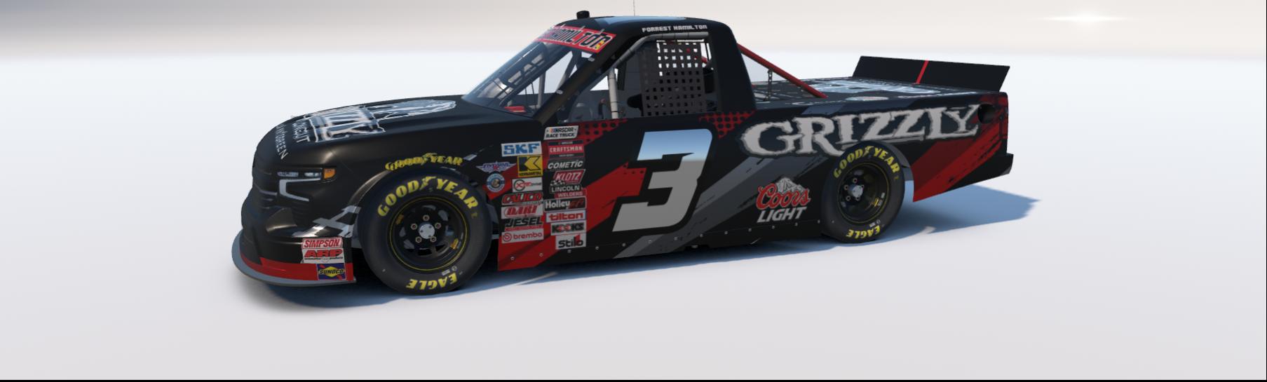 Preview of Forrest Hamilton #3 Grizzly Chevy by Joshua Land Fox