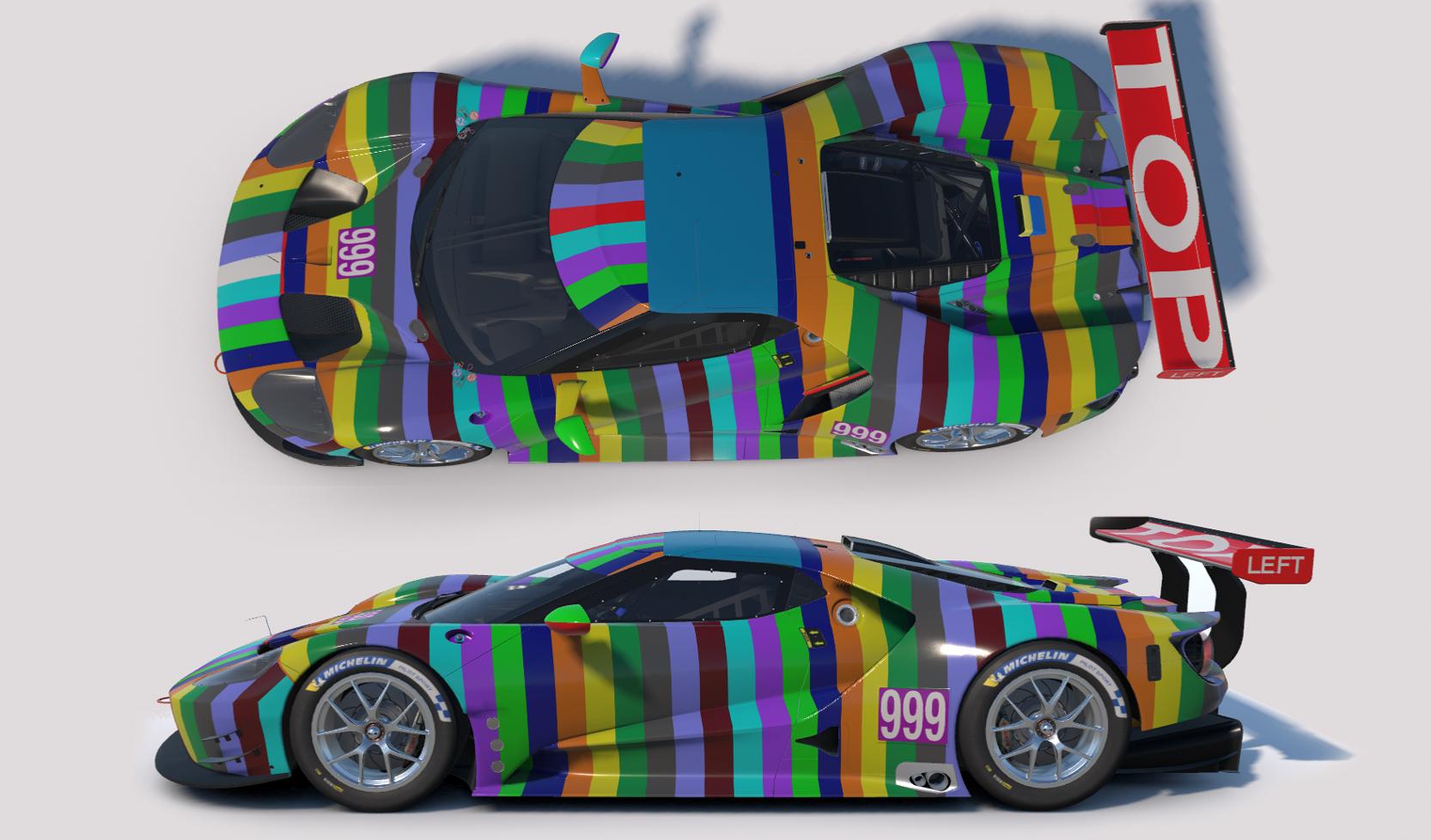 Preview of Ford GT 2017 Stripes by Clyde Coman