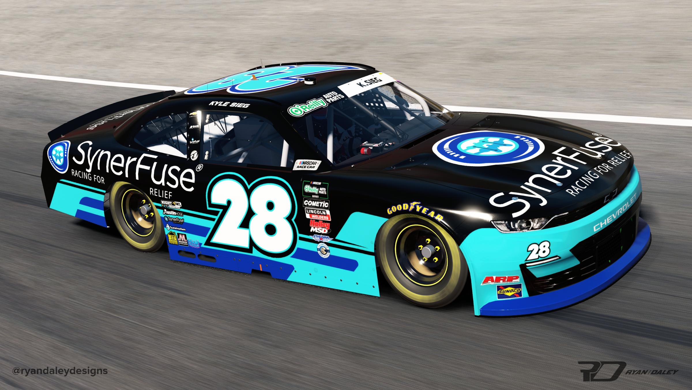 Preview of Official 2026 #28 Kyle Sieg Synerfuse No Num by Ryan Daley