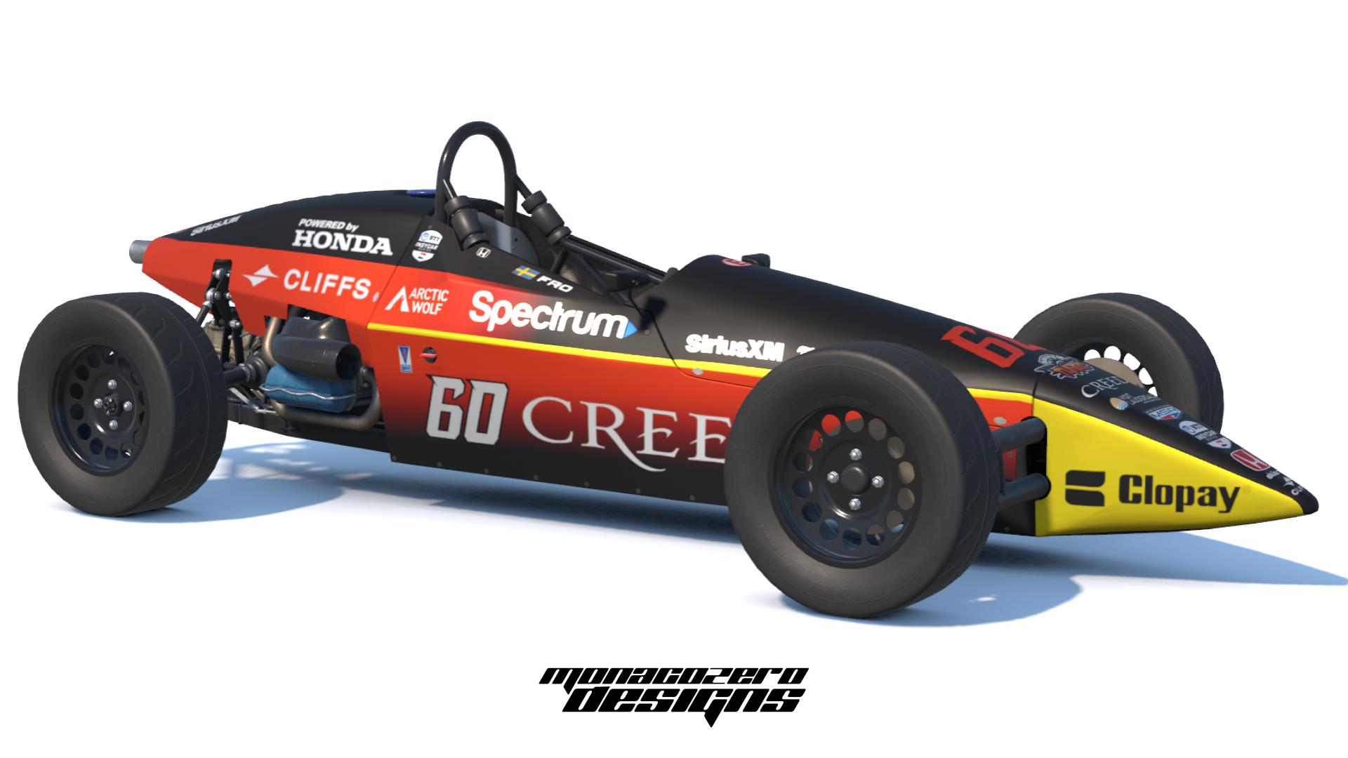 Preview of 2025 Felix Rosenqvist SiriusXM/Creed Indy 500 Formula Vee (Sim-Stamped) by Thomas K.