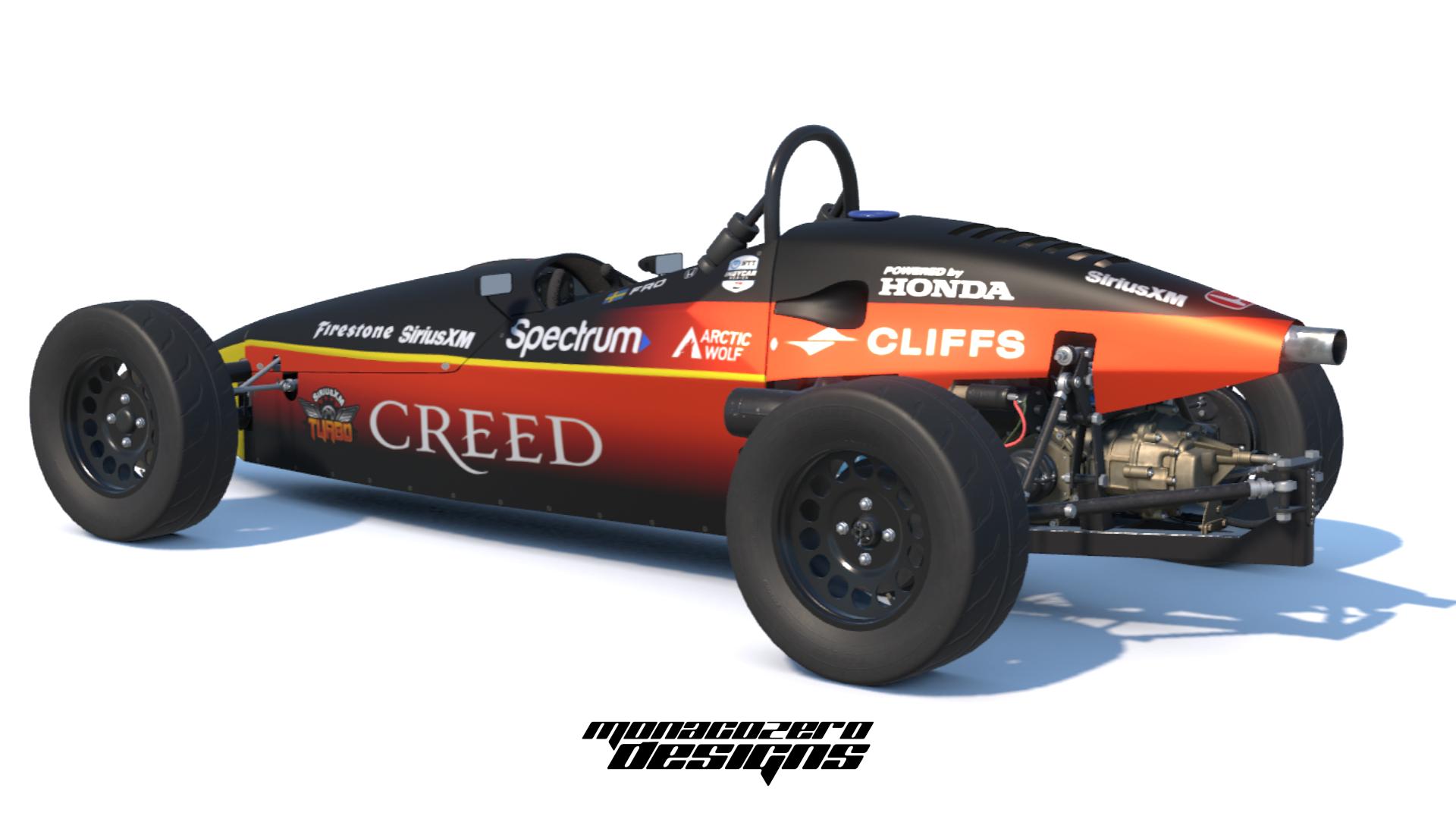 Preview of 2025 Felix Rosenqvist SiriusXM/Creed Indy 500 Formula Vee (No Number) by Thomas K.