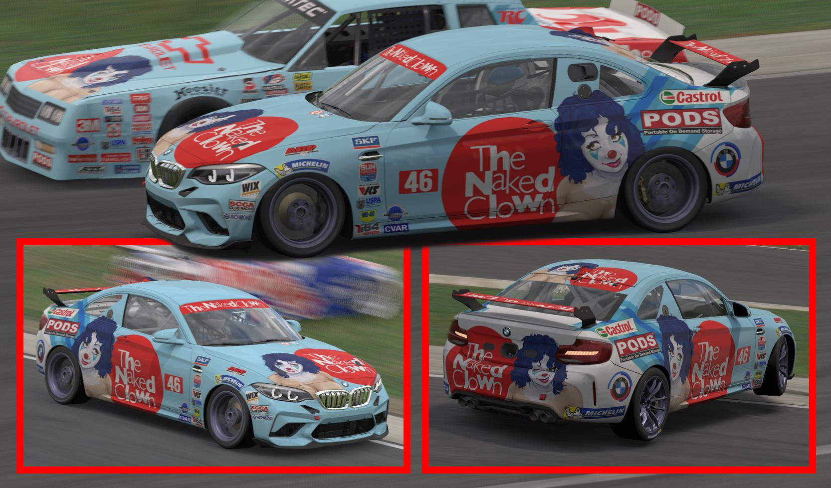 Preview of BMW M2 CSR Naked Clown by Clyde Coman
