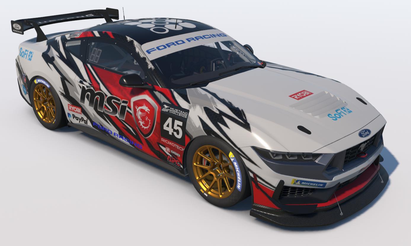 Preview of MSI/SoFi Mustang Challenge Mustang GT4 by Mike W.