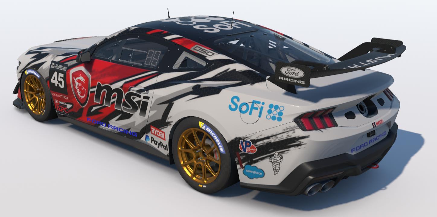 Preview of MSI/SoFi Mustang Challenge Mustang GT4 by Mike W.