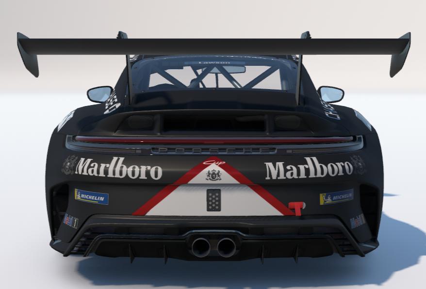 Preview of Marlboro Black Porsche 911 Cup (992.2) by Ronald Lawson2
