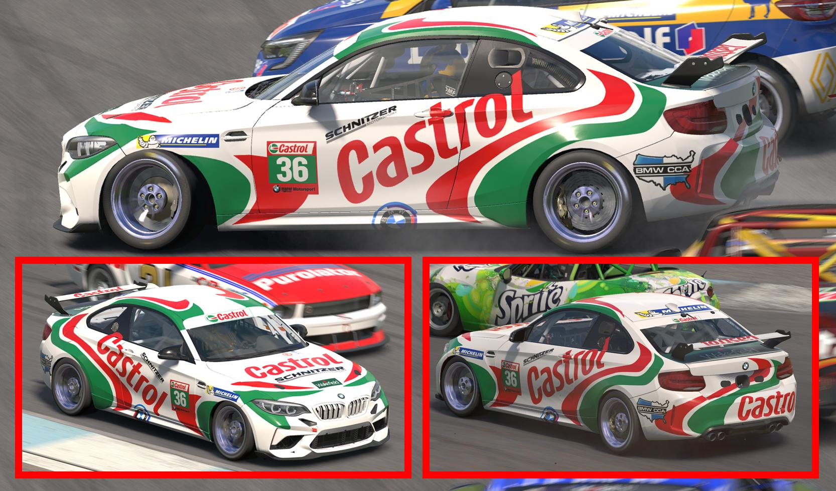 Preview of BMW M2 CSR Castrol by Clyde Coman