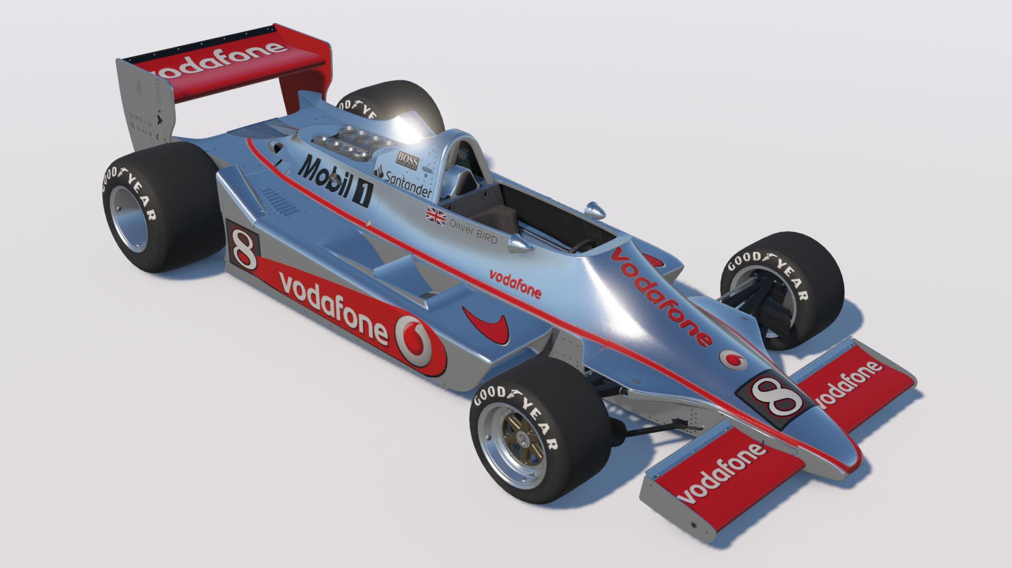 Preview of Vodafone McLaren fictional custom paint for Oliver Bird by Keith Archer