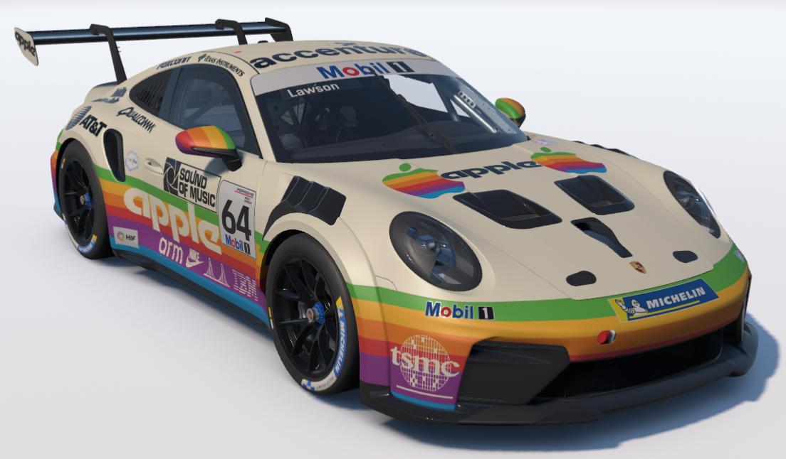Preview of 1970s Apple Inc. Porsche 911 Cup (992.2) by Ronald Lawson2