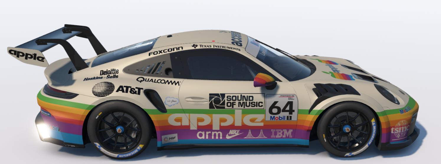 Preview of 1970s Apple Inc. Porsche 911 Cup (992.2) by Ronald Lawson2