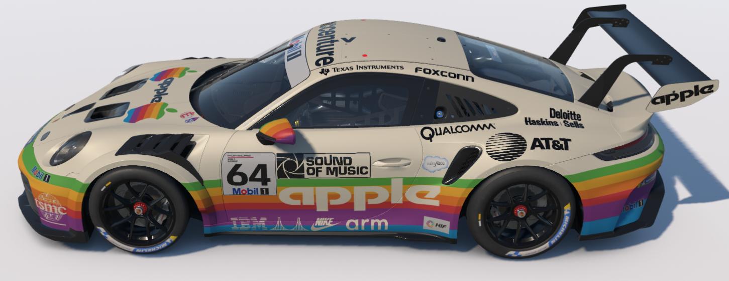 Preview of 1970s Apple Inc. Porsche 911 Cup (992.2) by Ronald Lawson2